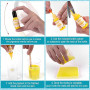 Colorant Resine Epoxy - 15 Couleurs Pigment Resine Epoxy Liquides Transparents, Colorant Resine à Haute Concentré pour Resine Le
