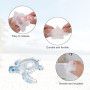 NQEUEPN Moule en Silicone Tortue pour la Création de Résine | Moule Réaliste Tortue Marine 3D pour la Création Décorations Table