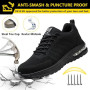 Baofular Chaussures de Sécurité Hommes Femmes Légère Basket Securite Confortable Antidérapante Chaussures de Travail Respirantes