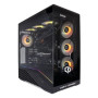 CyberpowerPC Luxe Gaming PC - AMD Ryzen 7 9800X3D, AMD RX 9070 XT, 32GB RAM, 1TB NVMe SSD, 750W PSU, Windows 11, Liquid Cooling,