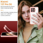 Phoona 360 degrés Coque pour Xiaomi 15T Pro 5G avec Protection d'écran, Silicone Antichoc Anti-Rayures Intégrale Étui Housse pou