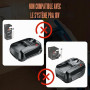 Dosctt 2 X 8000mAh Compatible pour Bosch Professional 18V System Batterie GBA, ne s'applique Pas à Toutes Les Batteries et Tous