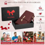 LUROON Portefeuille Femme Cuir, Petit Porte Monnaie Femme RFID Blocage Portefeuille Femme Petit Format avec Grand Compartiment à