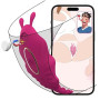 MAKEJIYE Vibromasseur Clitoridien Puissant Sex Toýs - Design Silencieux et Imperméable - Jouet Sexuel Personnel pour Femmes Cou