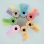 120 M Ruban en Papier de Raphia dégradé, 7mm Raphia Naturel Bobine Simple Torsion Corde de Papier, Ficelle de pour Emballage de 