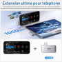 SSK Disque SSD Extreme 512Go, USB 3.2 Gen 2 SSD Portable jusqu'à 1050 Mo/s | USB-C Portable NVMe SSD, 4K 120Hz ProRes, Résistanc