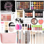 Coffret Maquillage Femme, Kit de Maquillage Complet, Coffret Cadeau Maquillage Ado Fille, Makeup Gift Set avec Ombres Paupière F