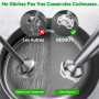BESROY Mixeur Plongeant 5 en 1, 1100W, Vitesse Progressive, Lames Inox & Protection Anti-rayures, Hachoir Électrique, Fouet, Mou