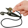 Cisixin 2pcs Embrasses aux Rideaux Rétro Magnétiques, Clip Rideau en Motif de Chat, Bronze Rétro