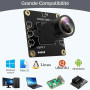 innomaker 1080P USB2.0 Caméra UVC, 130°, Plug & Play pour PC, Raspberry Pi, Jetson Nano et SBC. Compatible avec Windows, Linux,