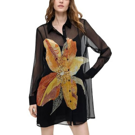 Desigual Vest_Siena Robe Femme (Lot de 1)