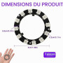 Led Ws2812b 3 X Anneau LED 5V RVB Compatible Avec WS2812B 12-Bit De 50mm - Parfait Pour Arduino Et Raspberry Pi, Pour Une Instal