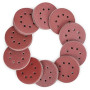 WORKPRO Disques de Ponçage 125mm 150 Pièces, Disques Abrasifs avec 8 Trous | Grain 60, 80, 100, 120, 150,180, 240, 320, 400, 600