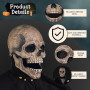 ZQEJEFD Masque de Crâne d'Halloween avec Mâchoire Mobile | Masque Halloween Adulte, Masque Tete de Mort, Masques de Squelette Ef
