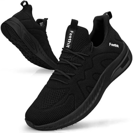 Feethit Baskets et Chaussures de Sport Homme Tennis Running Marche Sneakers | Mesh respirant, intérieur doux, amorti EVA, semell