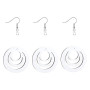 BOFRHME 30 PièCes Sublimation Boucles d'oreilles Vierges Transfert Chaleur Sublimation Impression Crochet Boucles d'oreilles pou