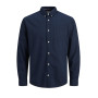 JACK & JONES Chemise À Boutons Regular Fit | Regular Fit, Uni, Manches longues, Casual, Température maximale 40°C programme très