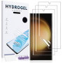 Coiwxmoi Films de Protection Ecran pour Samsung Galaxy S23 Ultra, 3 Pièces Film Hydrogel Transparent HD Souple en TPU Protecteur