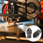 5 Pièces Acier Trempé MK8 Buses, 0,4mm Hotend Extrudeuse Nozzle pour Ender 3s 3 Pro, CR-10 Imprimante 3D 1,75mm Filament