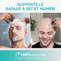 Kensen 6D Rasoir Tete Chauve Homme Autonomie 160 min Rasoir Crane Étanche | Tondeuse Crane Chauve sans Fil Rasoir Crane Homme Ch
