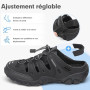 SAGUARO Sandales de Trekking Homme | Respirantes, Antidérapant, Sport Outdoor