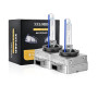 XELORD Ampoule Xénon D1S 35W 8000K Blanc Bleuté, Lot de 2 | Compatible phares xénon voiture, Plug and Play, Haute luminosité, Fa