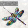 JOOTUEPO Attrape Soleil Acrylique, Décoration Libellules Effet Suncatcher, Suncatcher Decoration avec Chaîne, pour Fenêtre, Déco