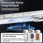 NEW'C Coque pour iPhone 17 Pro Magnétique Compatible MagSafe - Transparent | Coque + Cordon détachable, 6,3 pouces, Magnétique,