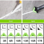 Kit 5-en-1 outil enlever joint silicone & lisseur joint silicone | 6 embouts silicone interchangeables, 4 spatules à 15 angles,