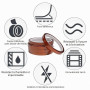 5 Rouleaux Scotch Thermique 10 mm x 33 m, Ruban Chauffant pour Sublimation Haute Température 230°C, Scotch Sublimation sans Rési