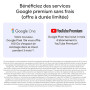 Google Pixel 10a – Sept Ans de mises à Jour et de Nouvelles fonctionnalités, Plus de 30 Heures d'autonomie, Coach Photo, Gemini