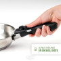 Qdesign - Batterie de Cuisine à Induction 10 Pièces - Set de 3 Casseroles, 3 Poêles et 3 Couvercles Passoires avec Poignée Amovi