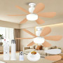 Ventilateur de Plafond avec Lumière et Telecommande, 52CM, Variateur 30W | 1800 Lumen 3000-6500K 3 Couleurs & 3 Vitesses, avec D