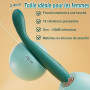 Vibromasseurs Feminin Gode Femme Sex - Sex Toýs Femme avec 10 Modes de Vibration, Gode Vibro-Masseur avec Stimulation Point G po