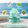 Liillya Gommage Corps & Pieds Naturel au Sel Marin, Arbre à Thé & Menthe Poivrée – Exfoliant Hydratant pour Peau Sèche, Talons &