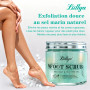 Liillya Gommage Corps & Pieds Naturel au Sel Marin, Arbre à Thé & Menthe Poivrée – Exfoliant Hydratant pour Peau Sèche, Talons &