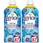 Lenor Adoucissant 87 Lavages, Parfum Envolée d’Air, 24H De Fraîcheur Relaxante, Avec Une Touche D’Huiles Essentielles, Testé Der
