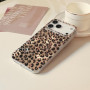 Reownest Coque pour iPhone 18 Pro Max Cute Motif de Léopard Guépard-Or | Mignonne Vintage Léopard Esthétique Design, Souple Pail
