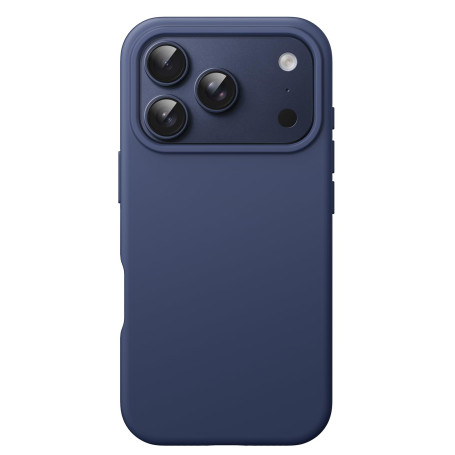 JETech Coque Silicone pour iPhone 17 Pro, Bleu Foncé | Toucher Soyeux, Étui Housse Protection Antichoc, Résistant aux Rayures, D