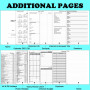 Recharge Agenda Semainier 2027 Format A5 à 6 Anneaux, Planificateur Hebdomadaire et Mensuel, 1 Semaine sur 2 Pages avec Onglets,