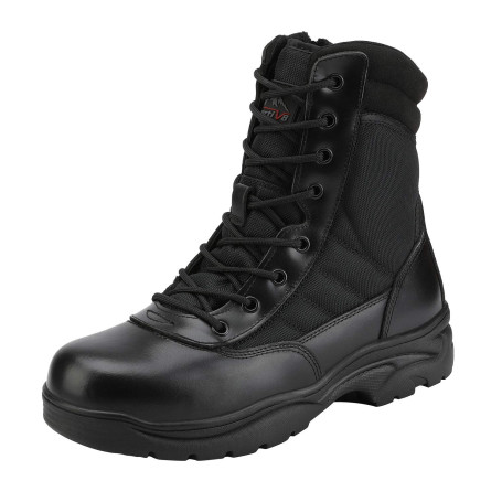 NORTIV 8 Bottes Hautes Militaires Rangers Homme | Antidérapante Botte de Combat Tactique Moto, Bottine pour extérieur Durable, C