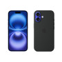 Apple iPhone 16 (128 Go) - Outremer + Coque Transparente avec MagSafe - Noir