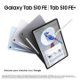Samsung Galaxy Tab S10 FE, Tablette Android WIFI 10.9" 128 Go, S Pen inclus, Certification IP68, Argent, Chargeur Secteur Rapide