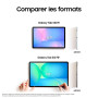 Samsung Galaxy Tab S10 FE, Tablette Android WIFI 10.9" 128 Go, S Pen inclus, Certification IP68, Argent, Chargeur Secteur Rapide