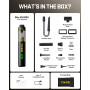Fanttik Slim V8 Apex Aspirateur de Voiture,Haute Puissance D'aspiration 19KPa Aspirateur à Main,Charge Rapide USB-C Aspirateur s