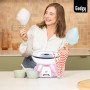 Gadgy Machine à Barbe à Papa pour la Maison - Candy Floss Machine - Rose | Pour Fêtes d'Anniversaire – S’Utilise avec du Sucre o