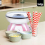 Gadgy Machine à Barbe à Papa pour la Maison - Candy Floss Machine - Rose | Pour Fêtes d'Anniversaire – S’Utilise avec du Sucre o