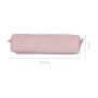 Q Kalon - Trousse Scolaire Rose | 1 Compartiment, Trousse Multifonction, Polyester Résistant, Dimensions 22,5x6x6 cm, Fourniture