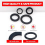 YIXISI 60 Pièces Rondelle de Joint en Caoutchouc, Joint Torique d'Étanchéité, Joint Plat Caoutchouc, pour 1/2 3/4 1 Pouce Tuyau