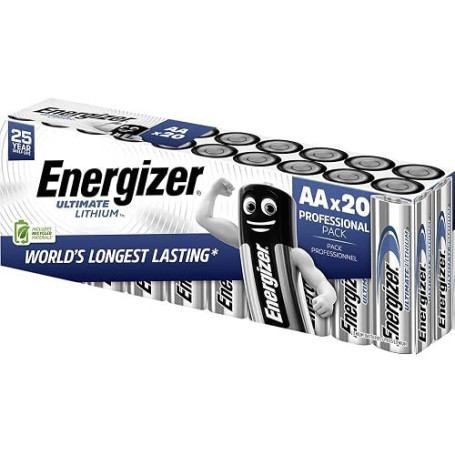 Energizer Ultimate FR6 Pile LR6 (AA) Lithium 3000 mAh 1.5 V 20 pc(s)